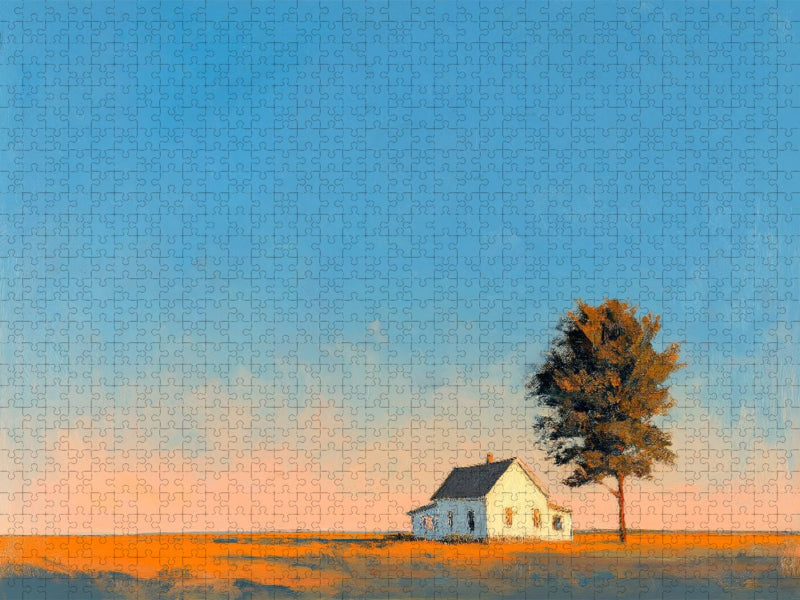 Ein Motiv aus dem Kalender Gemalte Dörfer im Licht - CALVENDO Foto-Puzzle'