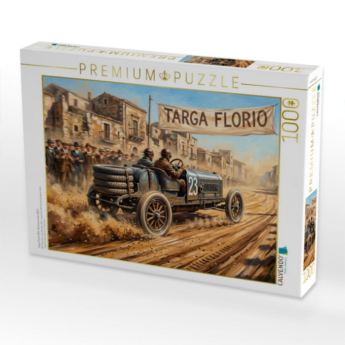 Targa Florio 1913 Startnummer 2023 - CALVENDO Foto-Puzzle'