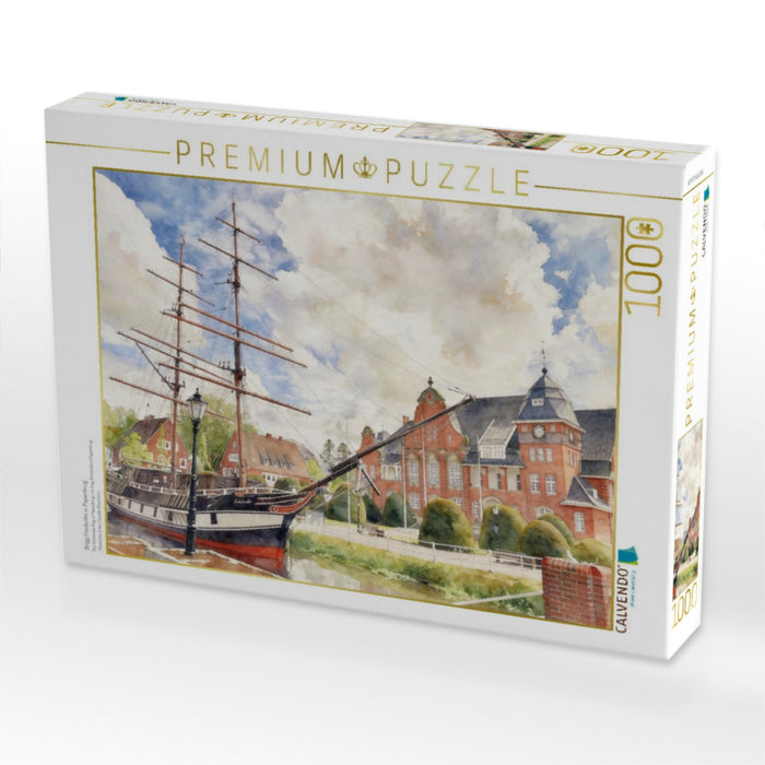 Brigg Friederike in Papenbrug - CALVENDO Foto-Puzzle'