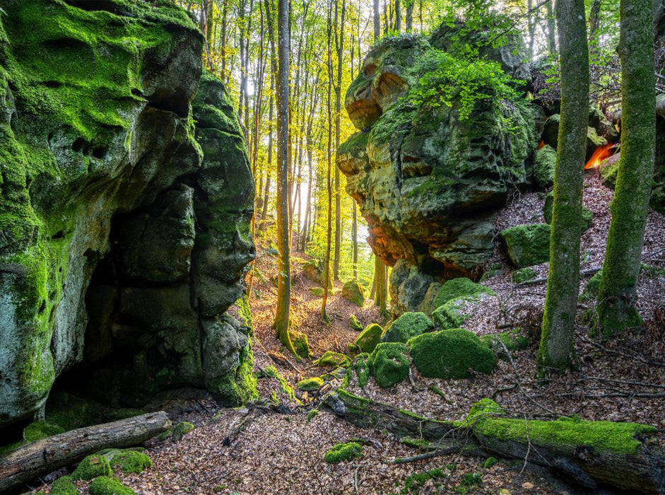 Mythische Felslandschaft in der Teufelsschlucht - CALVENDO Foto-Puzzle'