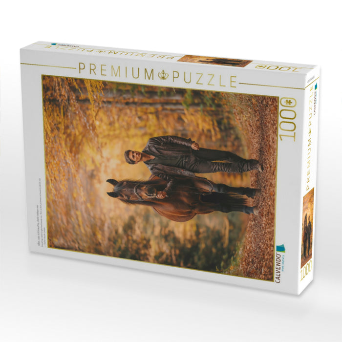 Alles, was ich brauche, steht neben mir - CALVENDO Foto-Puzzle'