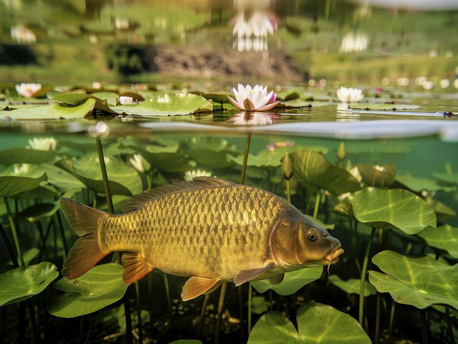 Karpfen‑Paradies – Ruhe, die man hört. - CALVENDO Foto-Puzzle'