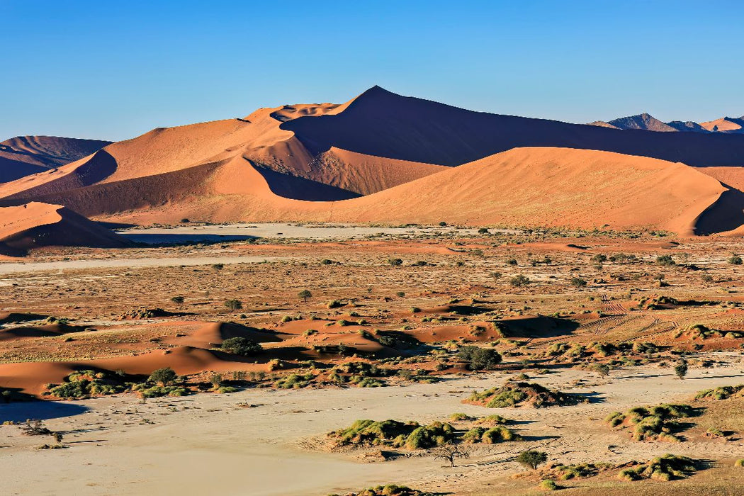 Premium Textil-Leinwand Dünen der Namib