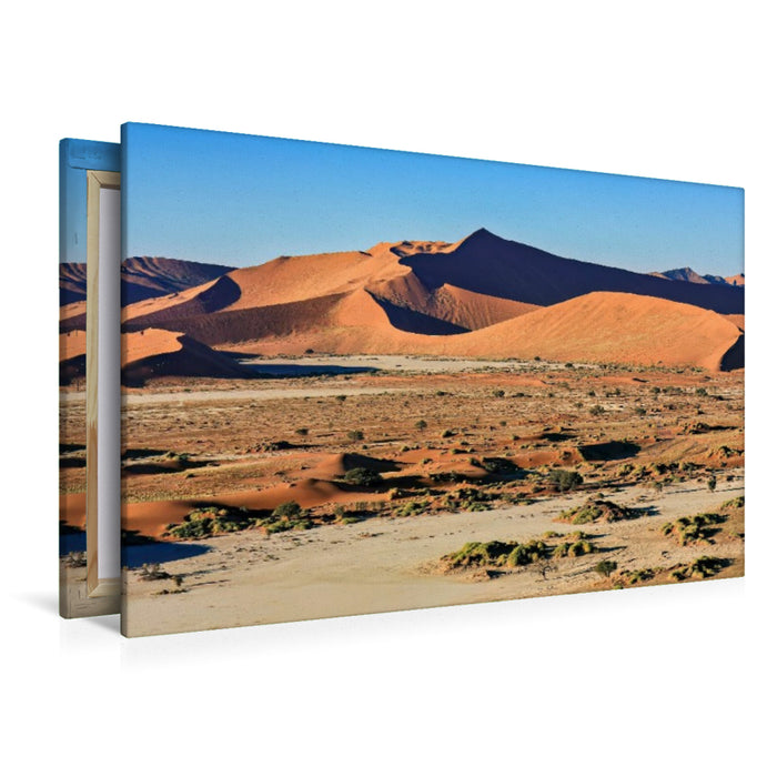 Premium Textil-Leinwand Dünen der Namib