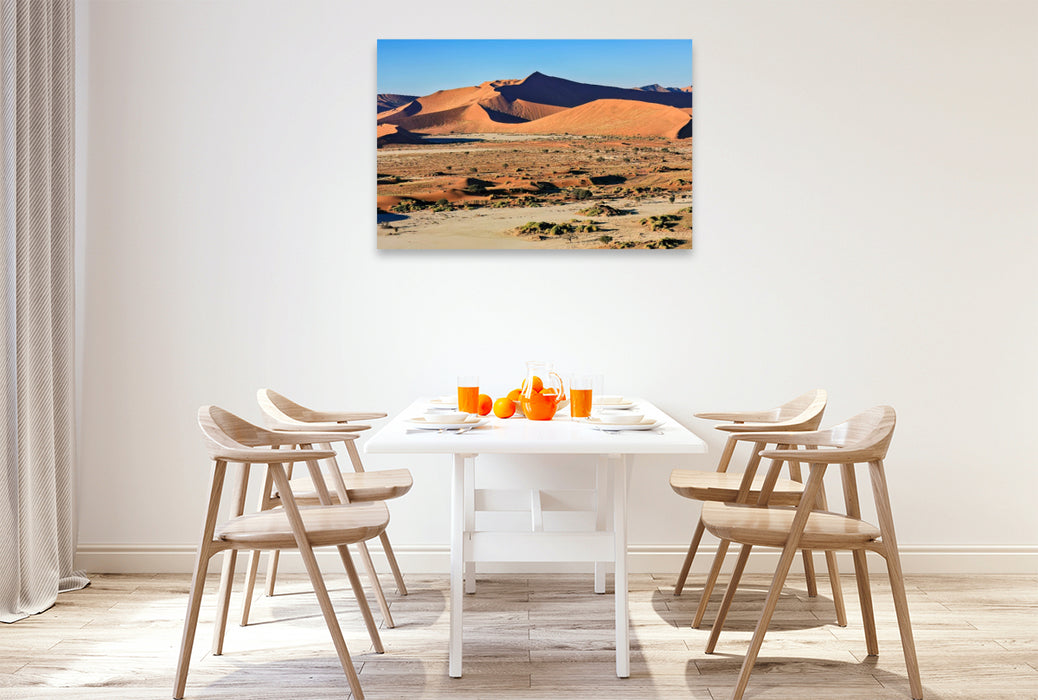 Premium Textil-Leinwand Dünen der Namib