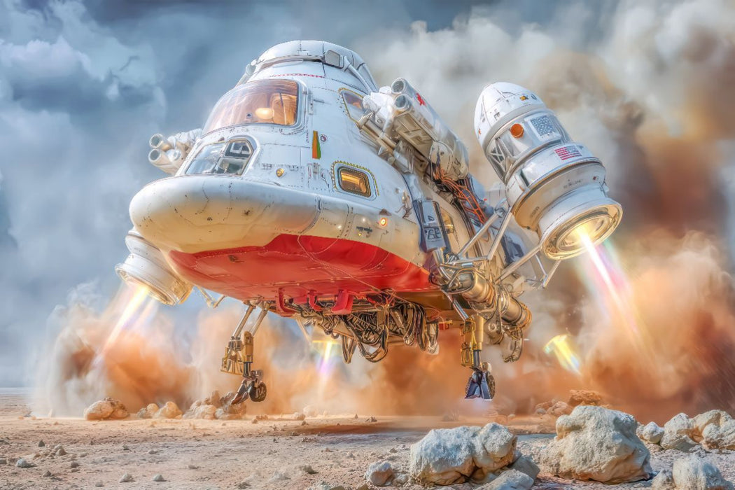 Premium Textil-Leinwand Science-Fiction - Kosmische Abenteuer
