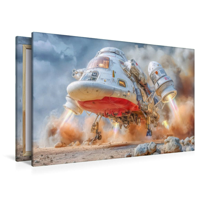 Premium Textil-Leinwand Science-Fiction - Kosmische Abenteuer