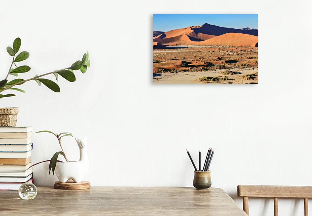 Premium Textil-Leinwand Dünen der Namib