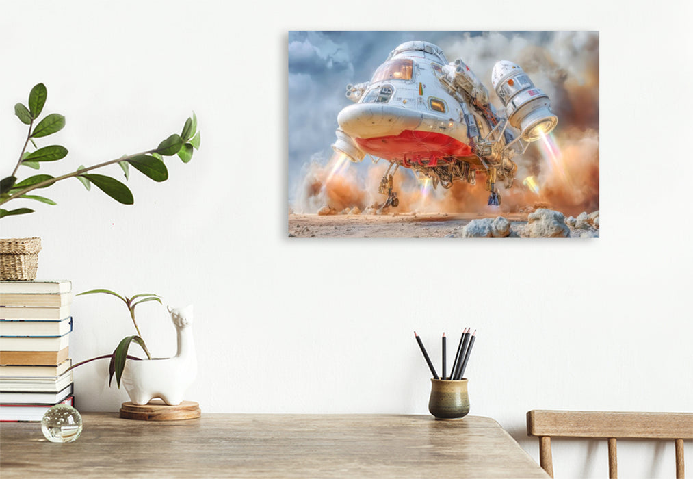 Premium Textil-Leinwand Science-Fiction - Kosmische Abenteuer