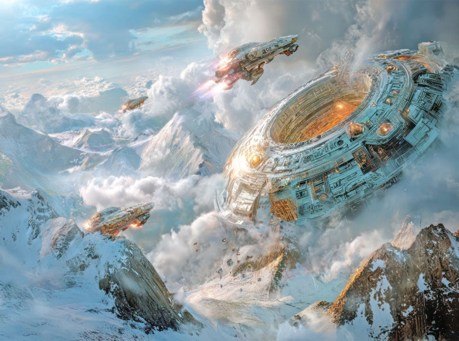 Science-Fiction - Kosmische Abenteuer - CALVENDO Foto-Puzzle'