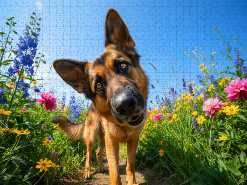 Schäferhund - CALVENDO Foto-Puzzle'