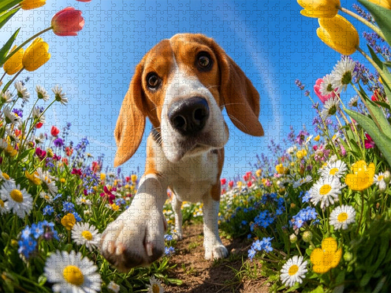 Beagle - CALVENDO Foto-Puzzle'