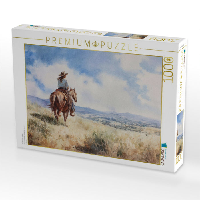 Reiter der Prärie - CALVENDO Foto-Puzzle'