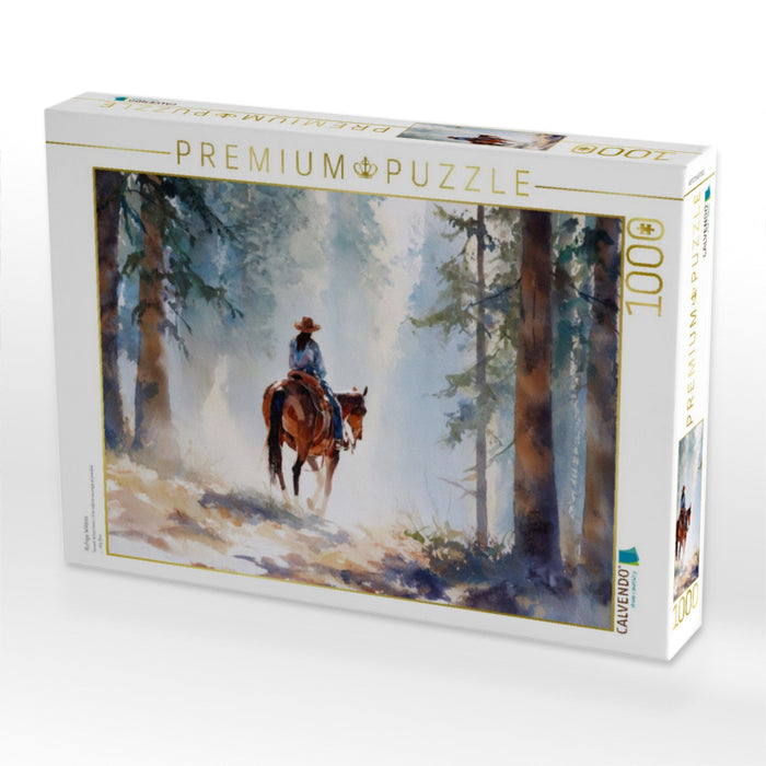 Ruhige Wildnis - CALVENDO Foto-Puzzle'