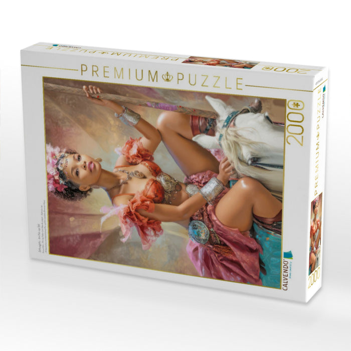 Zirkusgirls - Im Pin-up Stil - CALVENDO Foto-Puzzle'