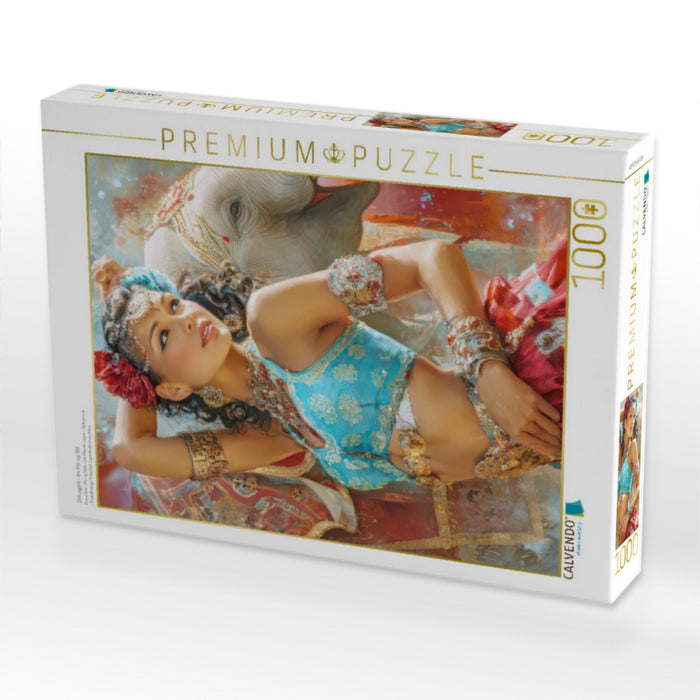 Zirkusgirls - Im Pin-up Stil - CALVENDO Foto-Puzzle'