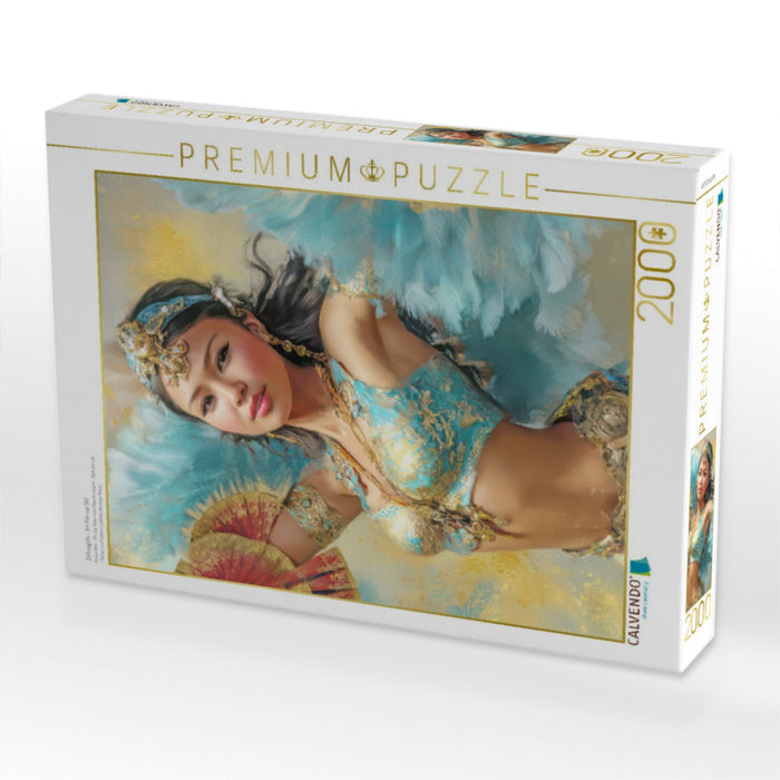 Zirkusgirls - Im Pin-up Stil - CALVENDO Foto-Puzzle'