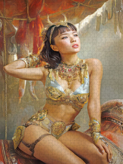 Zirkusgirls - Im Pin-up Stil - CALVENDO Foto-Puzzle'