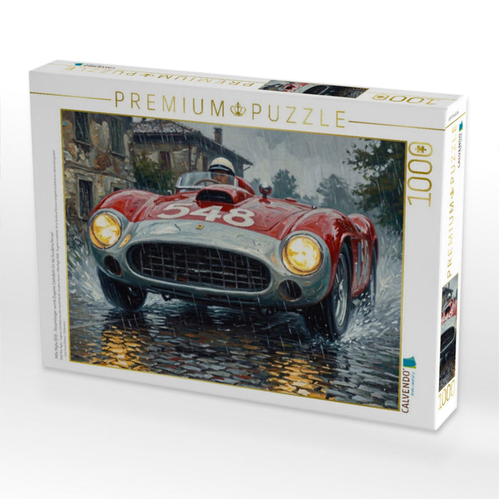 Mille Miglia 1956 - Gesamtsieger wurde Eugenio Castellotti für die Scuderia Ferrari - CALVENDO Foto-Puzzle'
