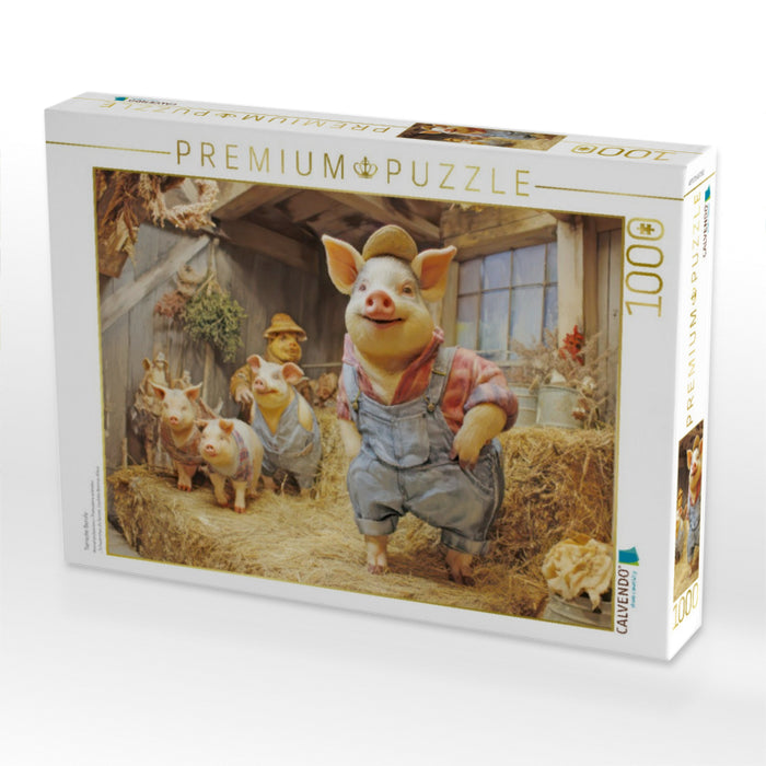 Tierische Berufe - CALVENDO Foto-Puzzle'