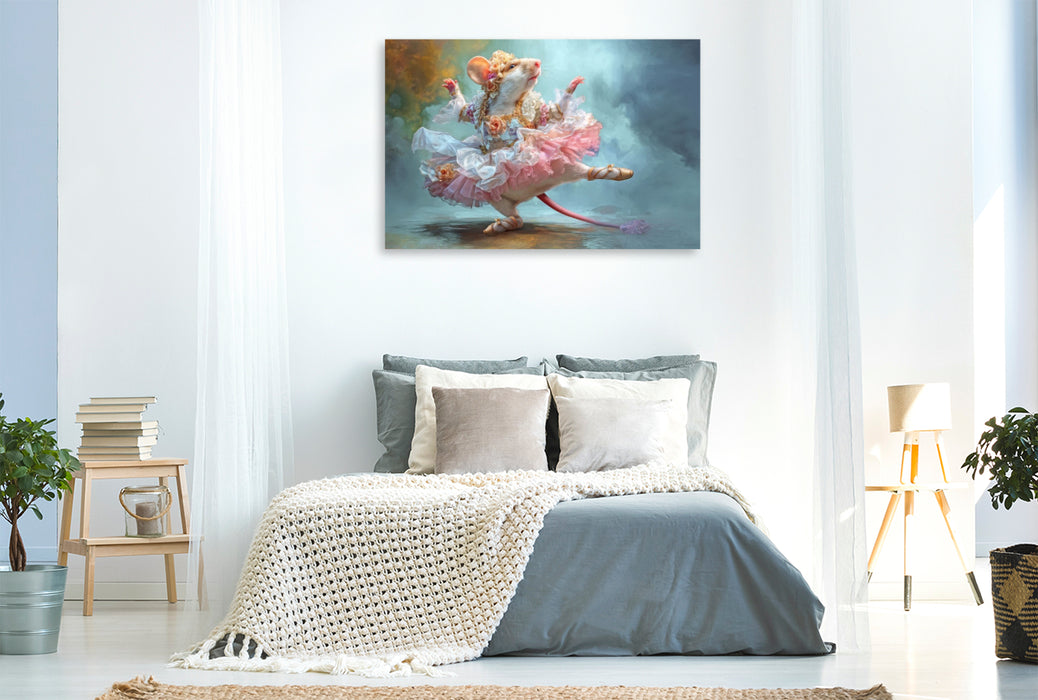 Premium Textil-Leinwand Tierische Berufe
