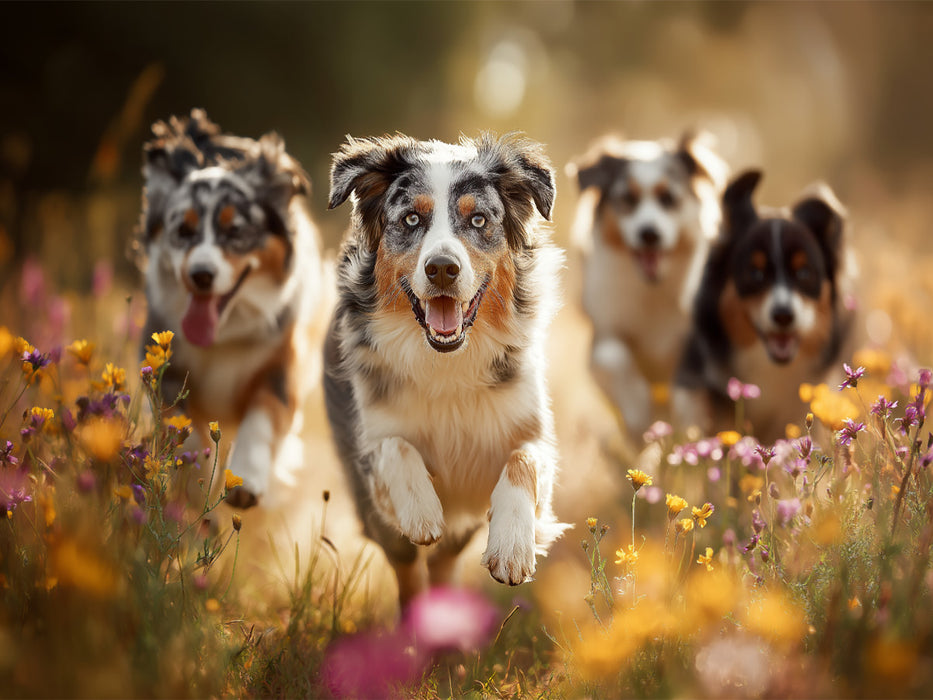 Goldene Tage, flauschige Freunde - CALVENDO Foto-Puzzle'