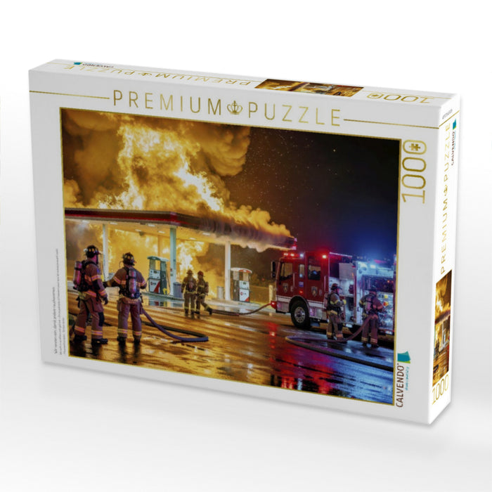 Wir rennen rein, damit andere rauskommen. - CALVENDO Foto-Puzzle'