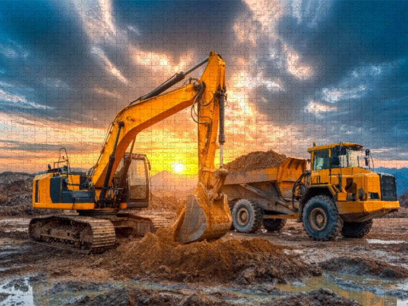 Kraft im urbanen Einsatz - CALVENDO Foto-Puzzle'