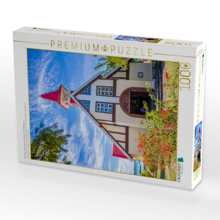 Mauritius - Notre-Dame Auxiliatrice in Cap Malheureux - CALVENDO Foto-Puzzle'