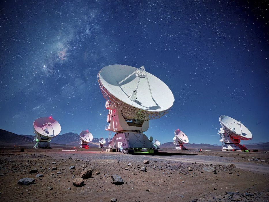 Die größten Teleskope. Die tiefsten Einblicke. - CALVENDO Foto-Puzzle'