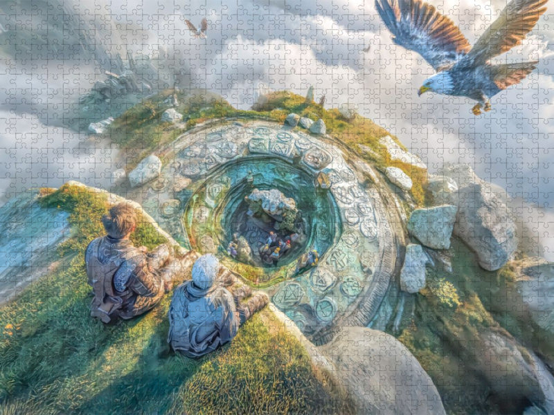 Geheimnisvolle Orte - CALVENDO Foto-Puzzle'