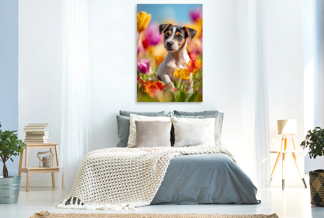 Premium Textil-Leinwand Tulpen sind toll… zum Reinbeißen!