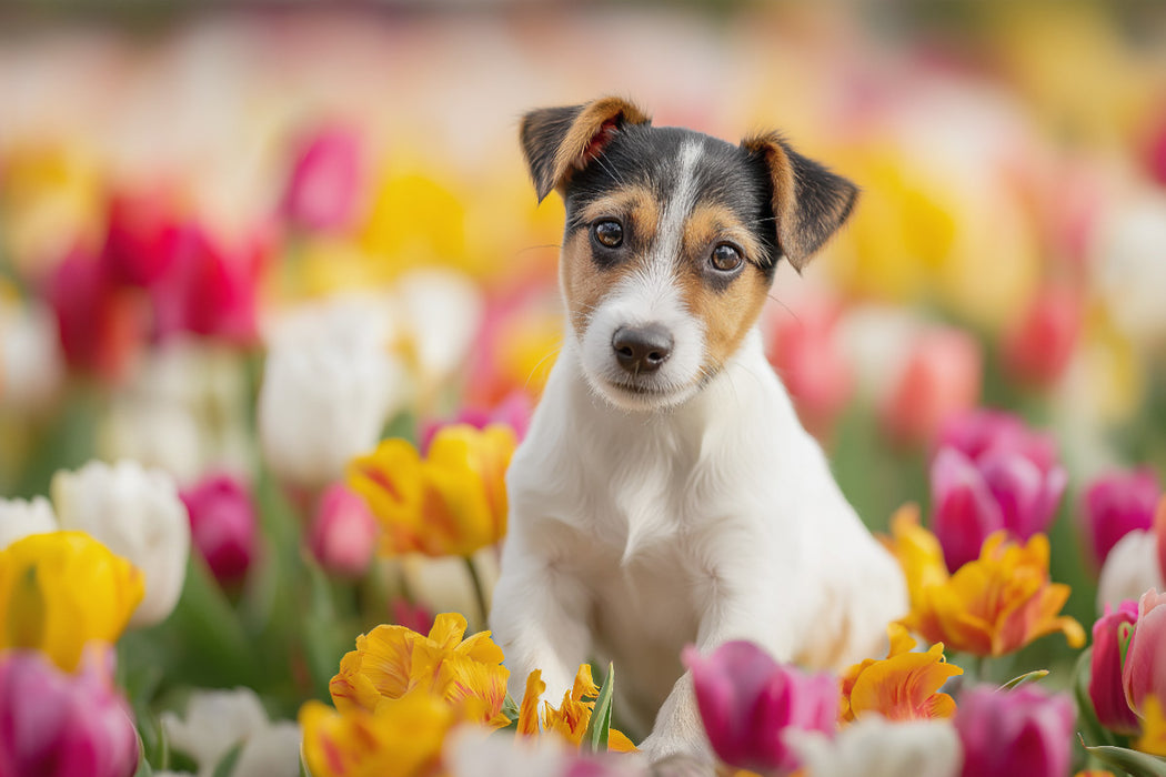 Premium Textil-Leinwand Ein Motiv aus dem Kalender Jack Russell Terrier