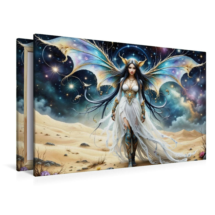 Premium Textil-Leinwand Nomaden Prinzessin