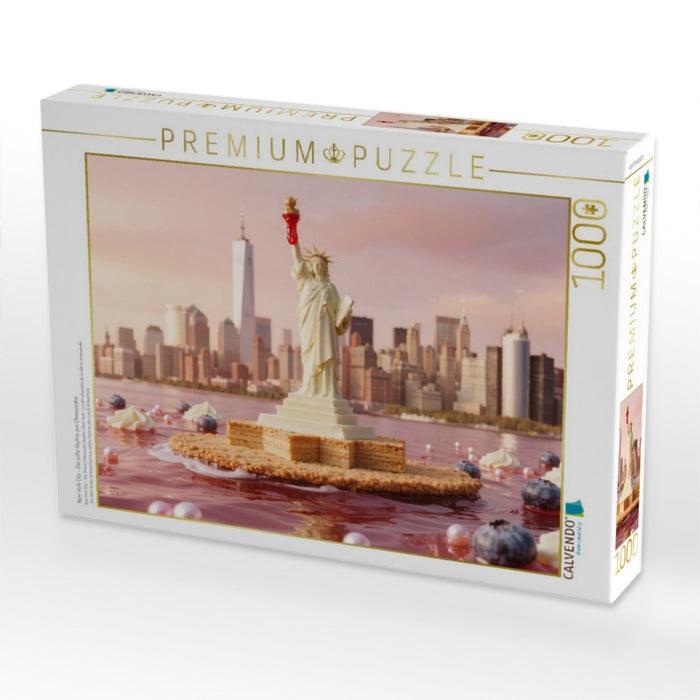 New York City – Die süße Skyline aus Cheesecake - CALVENDO Foto-Puzzle'