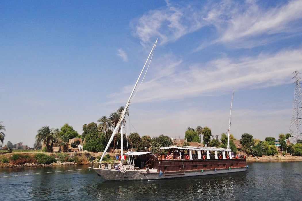 Premium Textil-Leinwand Segelschiff - Dahbeya "Samira"