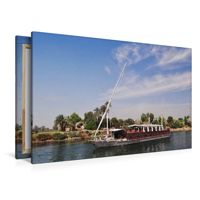 Premium Textil-Leinwand Segelschiff - Dahbeya "Samira"