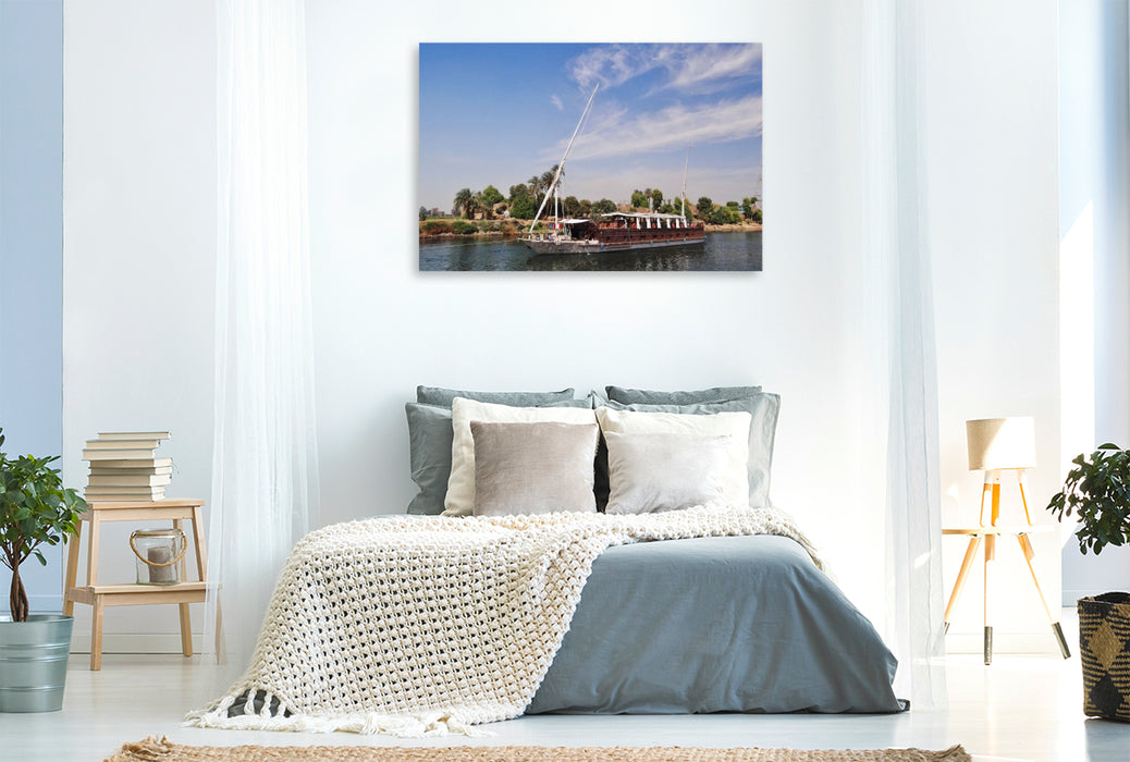 Premium Textil-Leinwand Segelschiff - Dahbeya "Samira"