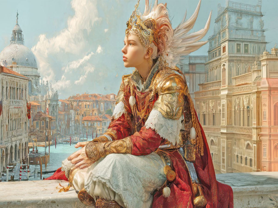 Venedig in bunten Werken - CALVENDO Foto-Puzzle'