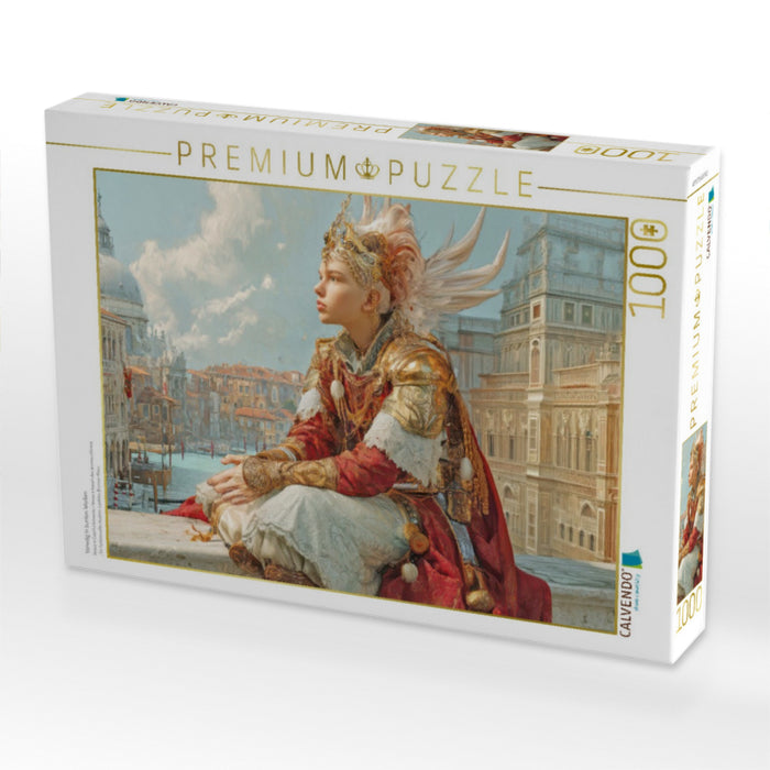 Venedig in bunten Werken - CALVENDO Foto-Puzzle'
