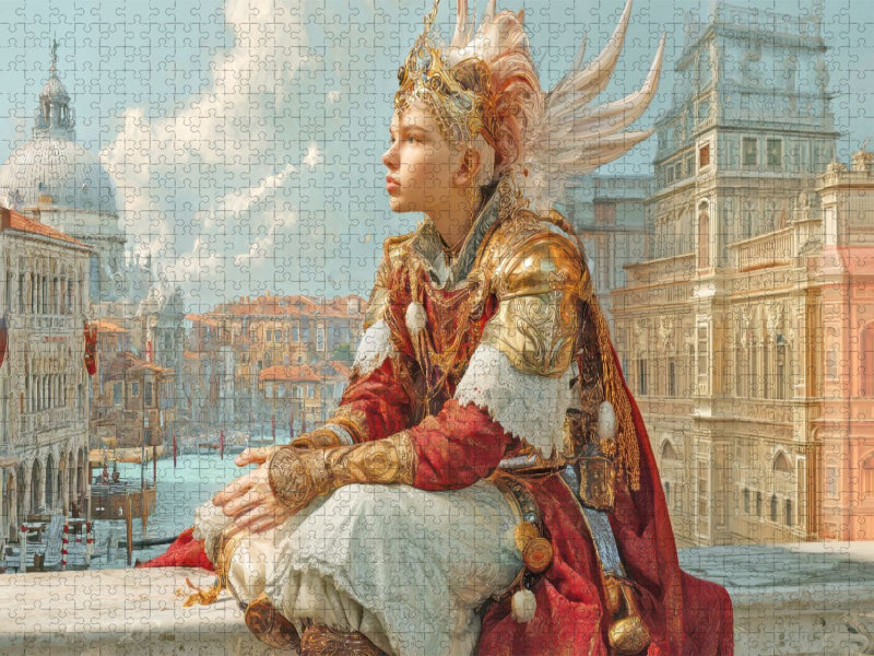 Venedig in bunten Werken - CALVENDO Foto-Puzzle'