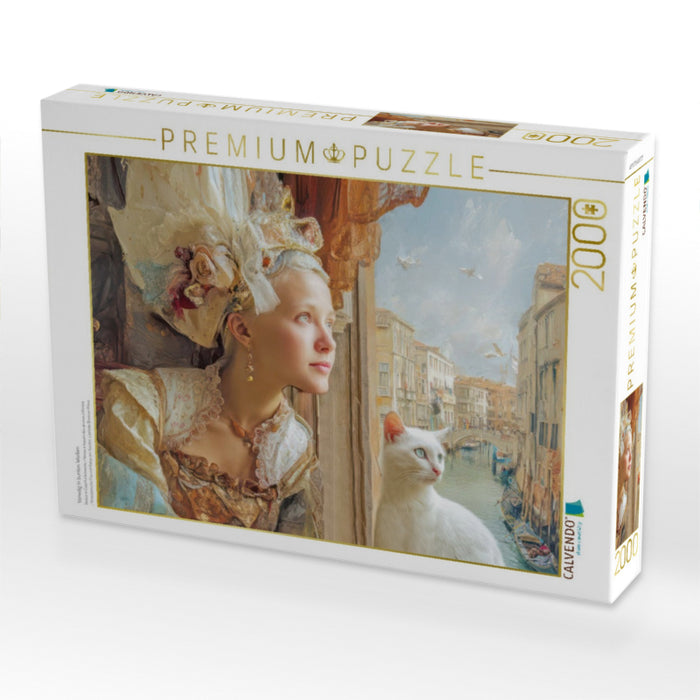 Venedig in bunten Werken - CALVENDO Foto-Puzzle'