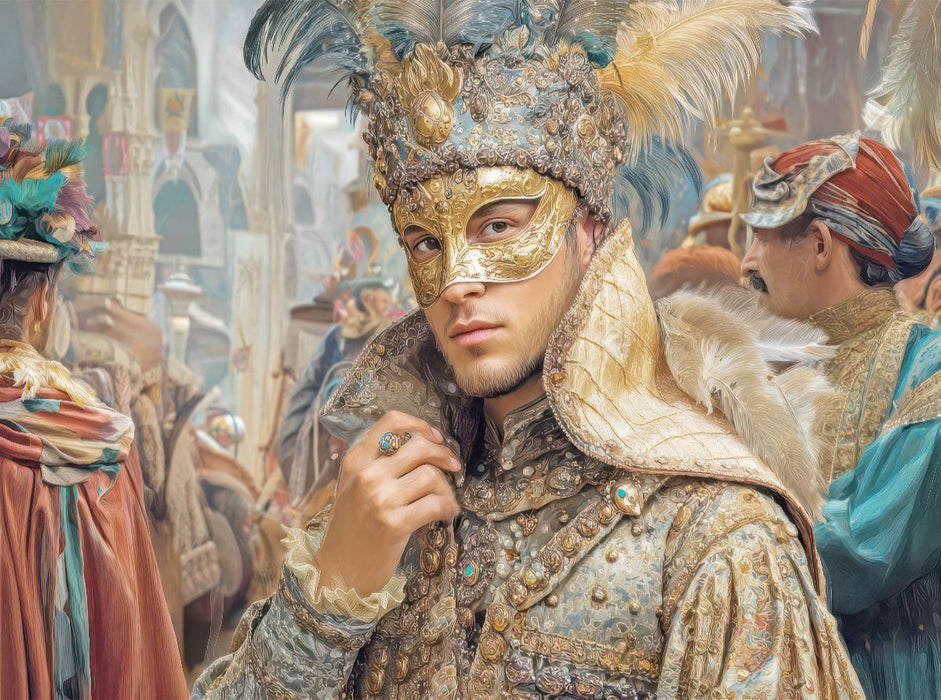 Venedig in bunten Werken - CALVENDO Foto-Puzzle'