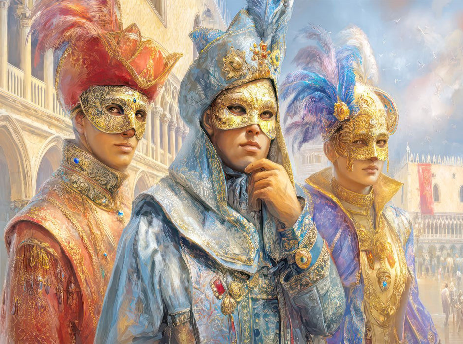 Venedig in bunten Werken - CALVENDO Foto-Puzzle'