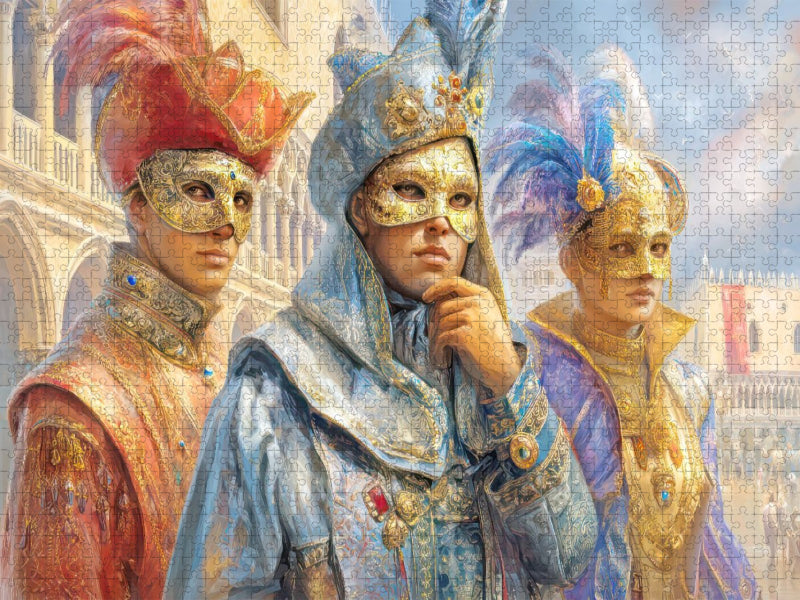 Venedig in bunten Werken - CALVENDO Foto-Puzzle'