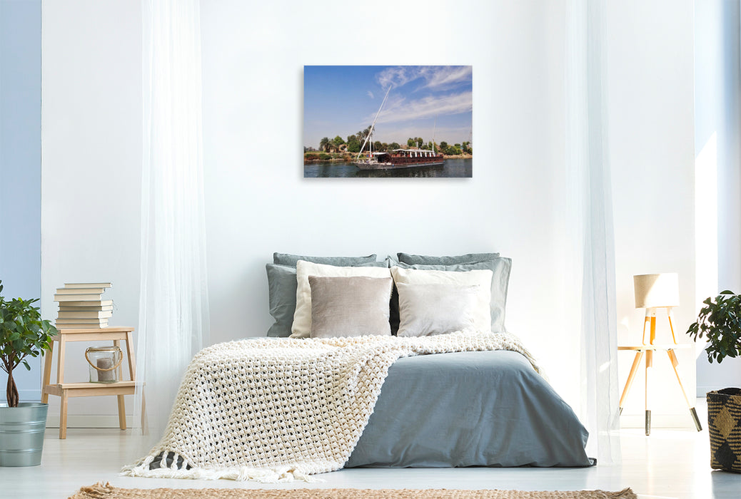 Premium Textil-Leinwand Segelschiff - Dahbeya "Samira"