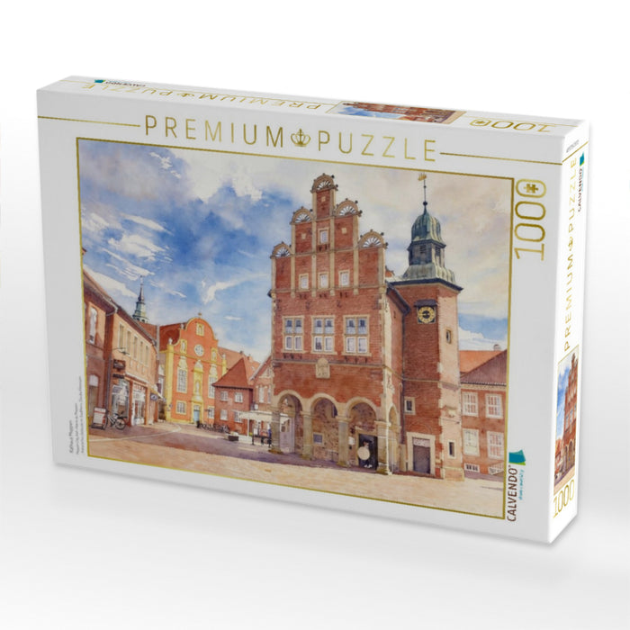 Rathaus Meppen - CALVENDO Foto-Puzzle'