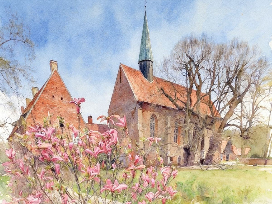 Stift Börstel - CALVENDO Foto-Puzzle'