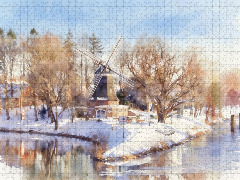 Höltingmühle - CALVENDO Foto-Puzzle'