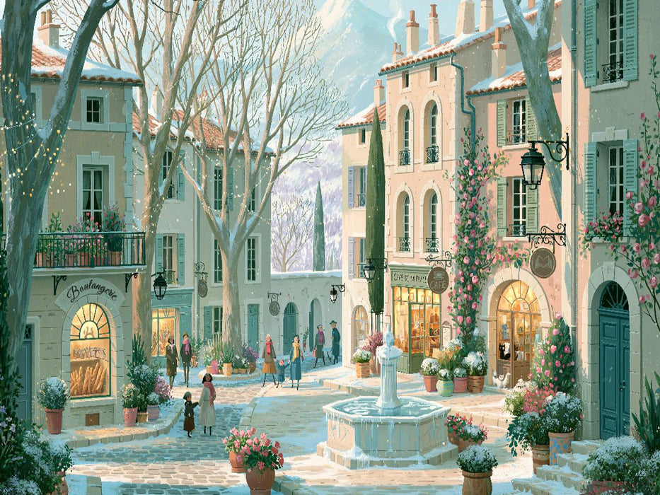 Bella Europa - Winterzauber in der Provence - CALVENDO Foto-Puzzle'